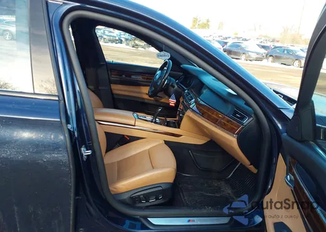 2013 BMW 750Li xDrive from USA, damaged, VIN WBAYF8C57DD140341